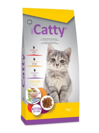 Catty Kitten Tavuklu Yavru Kedi Maması 1 Kg