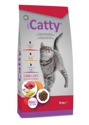 Catty Kuzu Etli Pirinçli Yetişkin Kedi Maması 15 Kg