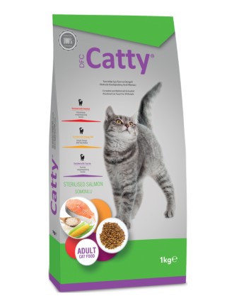 Catty Sterilised Somonlu Kısır Kedi Maması 1 Kg