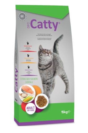 Catty Sterilised Somonlu Kısır Kedi Maması 15 Kg