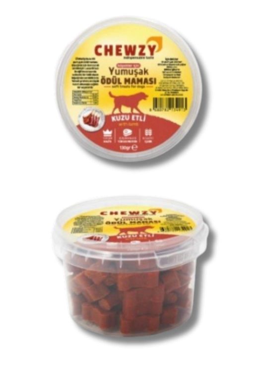 Chewzy Köpek İçin Kuzulu Yumuşak Ödül Maması 130gr x 6 Adet