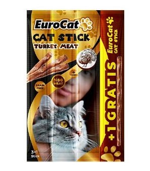 Eurocat Hindili Kedi Stick Ödül 4 X 5 Gr 24 Lü