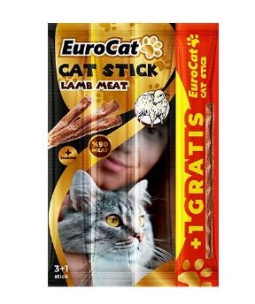 Eurocat Kuzu Etli Kedi Stick Ödül 4 X 5 Gr 24 Lü