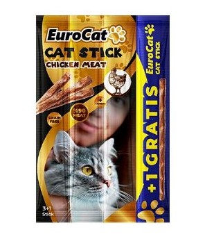 Eurocat Tavuklu Kedi Stick Ödül 4 X 5 Gr 24 Lü