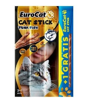 Eurocat Ton Balıklı Kedi Stick Ödül 4 X 5 Gr 24 Lü