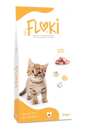 Floki Kitten Tavuklu Yavru Kedi Maması 15 Kg