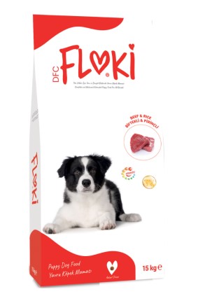 Floki Puppy Biftekli Pirinçli Yetişkin Köpek Maması 15 Kg