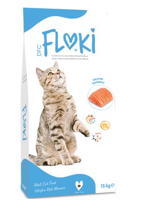 Floki Somonlu Yetişkin Kedi Maması 15 Kg