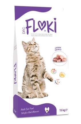 Floki Tavuklu Yetişkin Kedi Maması 15 Kg