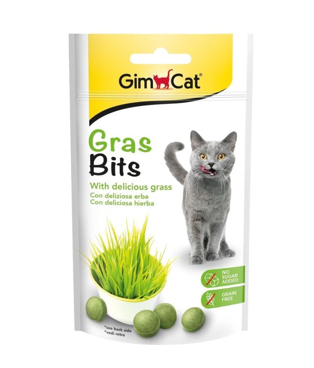 Gimcat Gras Bits Çimenli Kedi Ödül Tableti 50 Gr X 12 Adet