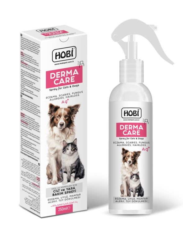 Hobi Derma Care Kedi ve Köpek İçin Cilt ve Yara Bakım Spreyi 250ml