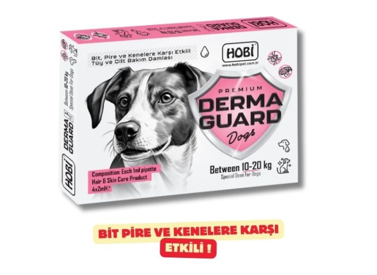 Hobi Derma Guard Köpekler İçin Cilt Bakım Damlası 10-20 Kg 2 Ml X 4 Adet