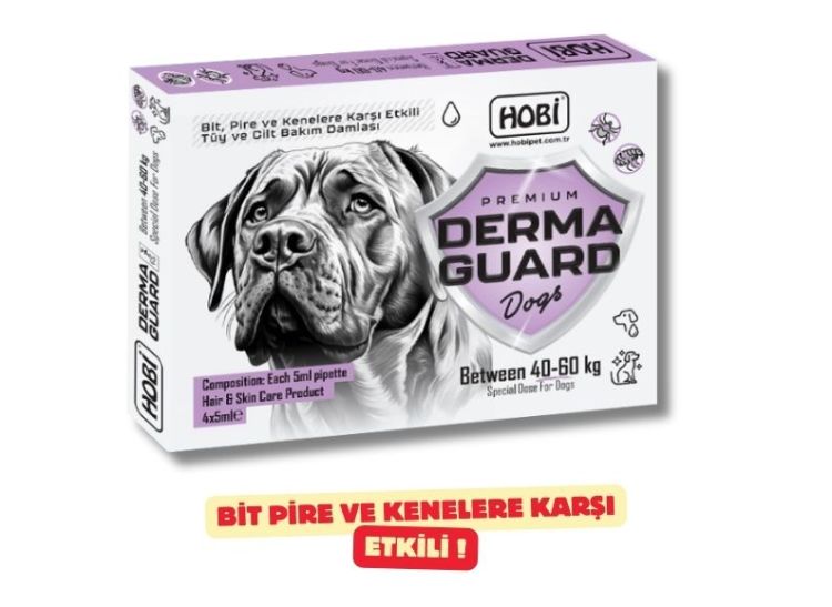 Hobi Derma Guard Köpekler Cilt Bakım Damlası 40-60 Kg 5 Ml X 4 Adet