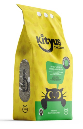 Kityus Kokusuz Bentonit Kedi Kumu 10 Litre