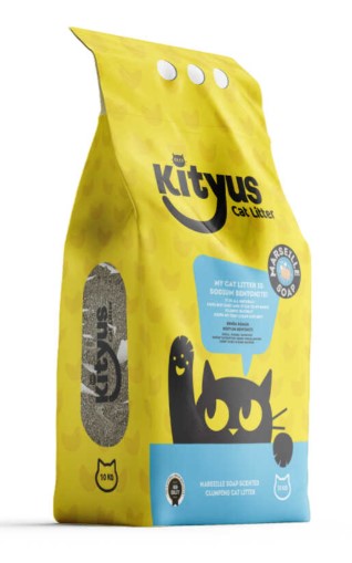 Kityus Marsilya Sabunlu Bentonit Kedi Kumu 10 Litre