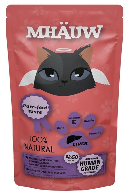 Mhauw Ciğerli Etli Kedi Çorbası 80 Gr X 30 Adet