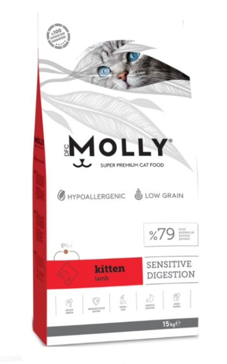 Molly Kitten Kuzu Etli Yavru Kedi Maması 15 Kg