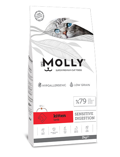 Molly Kitten Kuzu Etli Yavru Kedi Maması 2 Kg