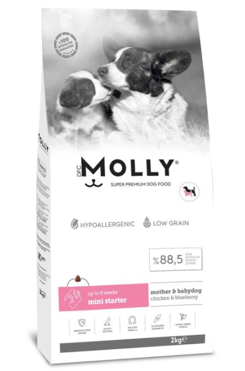 Molly Mini Starter Tavuklu Ve Yaban Mersinli Anne Ve Yavru Köpek Maması 2 Kg