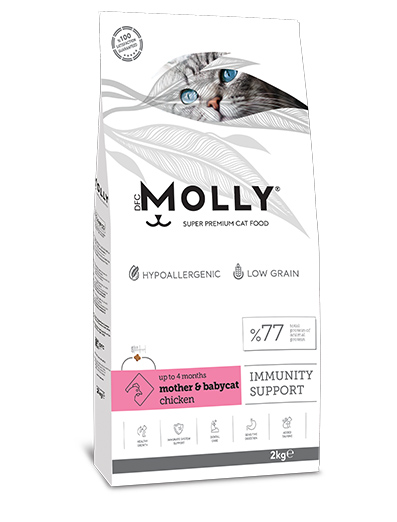 Molly Mother Babycat Tavuklu Yavru Kedi Maması 2 Kg