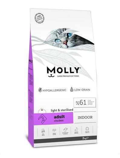 Molly Sterilised Tavuklu Kısır Kedi Maması 2 Kg