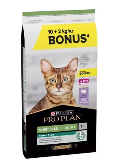 Pro Plan Cat Sterilised Hindili 10+2 Kg