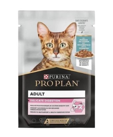 Pro Plan Delicate Okyanus Balıklı Yetişkin Kedi Pouch 85 Gr X 26 Adet