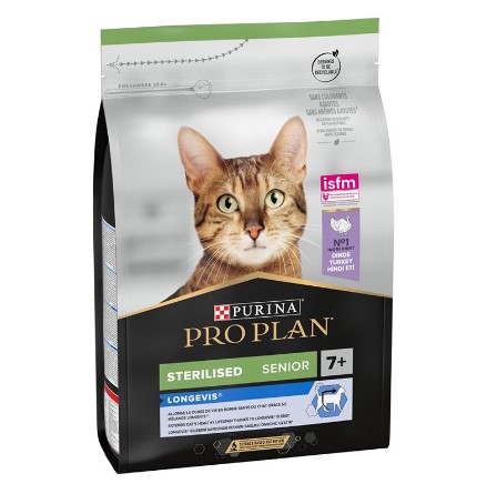 Pro Plan Cat Senior Sterilised Hindili 3 Kg