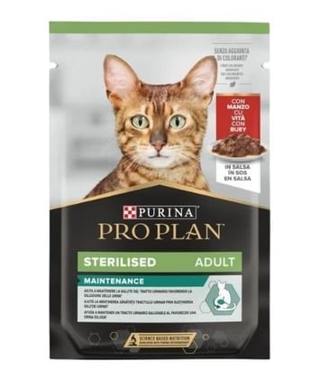 Pro Plan Sterilised Sığır Etli Kısırlaştırılmış Kedi Pouch 85 Gr X 26 Adet