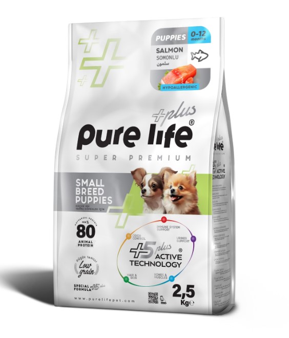 Pure Life Plus Küçük Irk Somonlu Yavru Köpek Maması 2.5 Kg