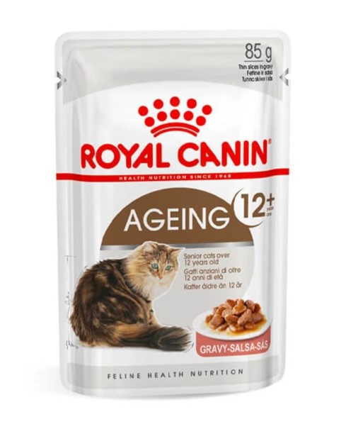 Royal Canin Ageing +12 Gravy Pouch 85 Gr X 12 Adet