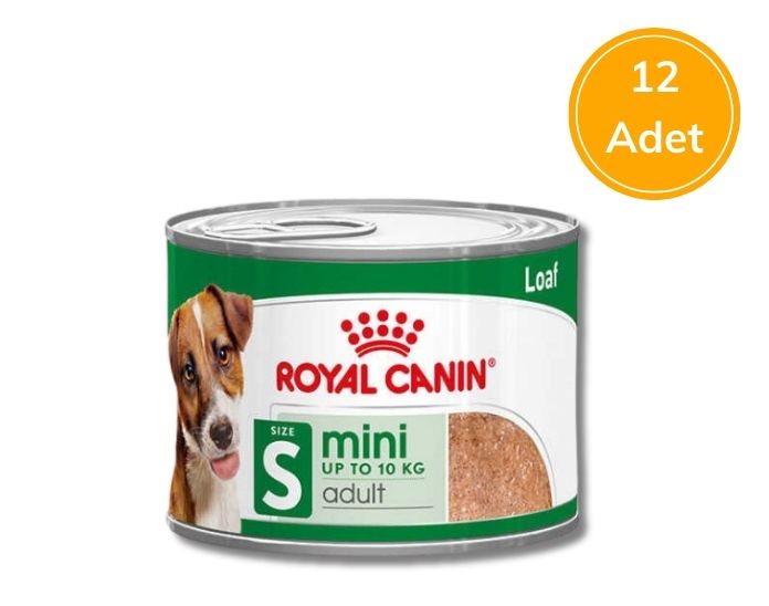 Royal Canin Mini Adult Ezme Yetişkin Köpek Konserve 195gr x 12 Adet