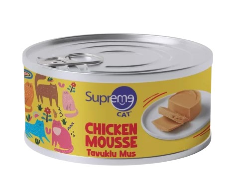 Supreme Cat Püre Tavuklu Kedi Konservesi 85 Gr X 24 Adet