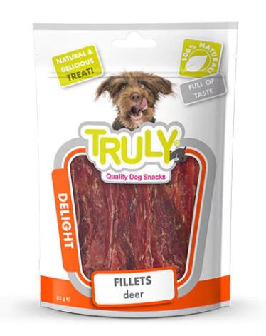 Truly Kurutulmuş Ördek Jerky Köpek Ödülü Va-01h 90 Gr X 15 Adet