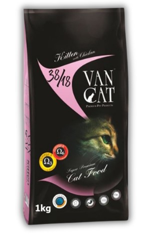 Van Cat Kitten Kuzu Etli Yavru Kedi Maması 1 Kg