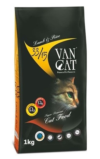 Van Cat Kuzu Etli Pirinçli Yetişkin Kedi Maması 1 Kg