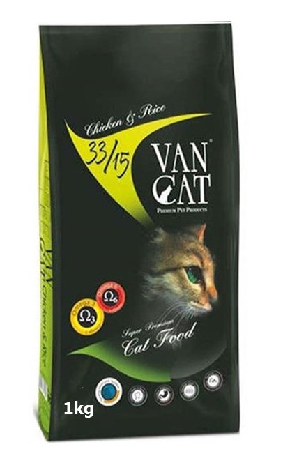 Van Cat Tavuklu Pirinçli Yetişkin Kedi Maması 1 Kg